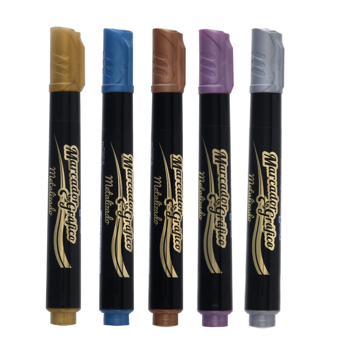 Doricolor - Estuche Marcador Metalizado Surtido x 5 uds