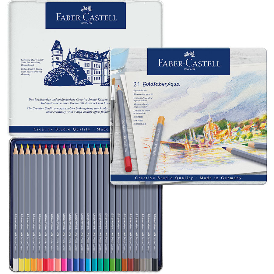 Lápiz acuarelable Goldfaber Aqua x24 KEEPLIVINGFASTER