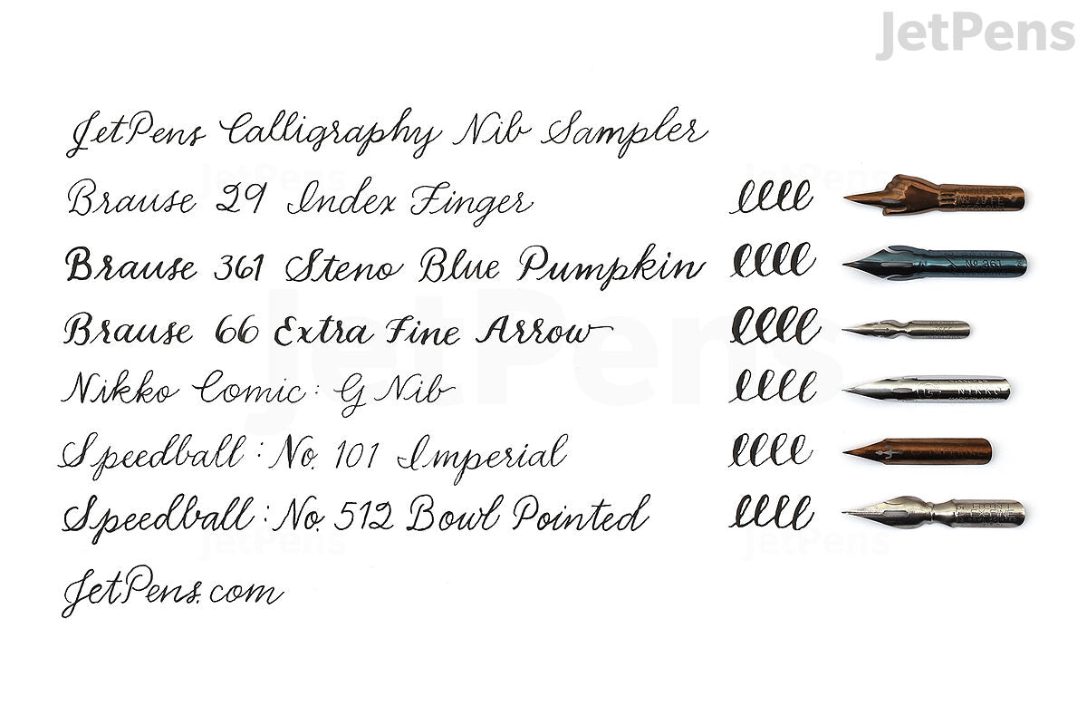 Set de 7 de puntas de caligrafía - Sample KEEPLIVINGFASTER