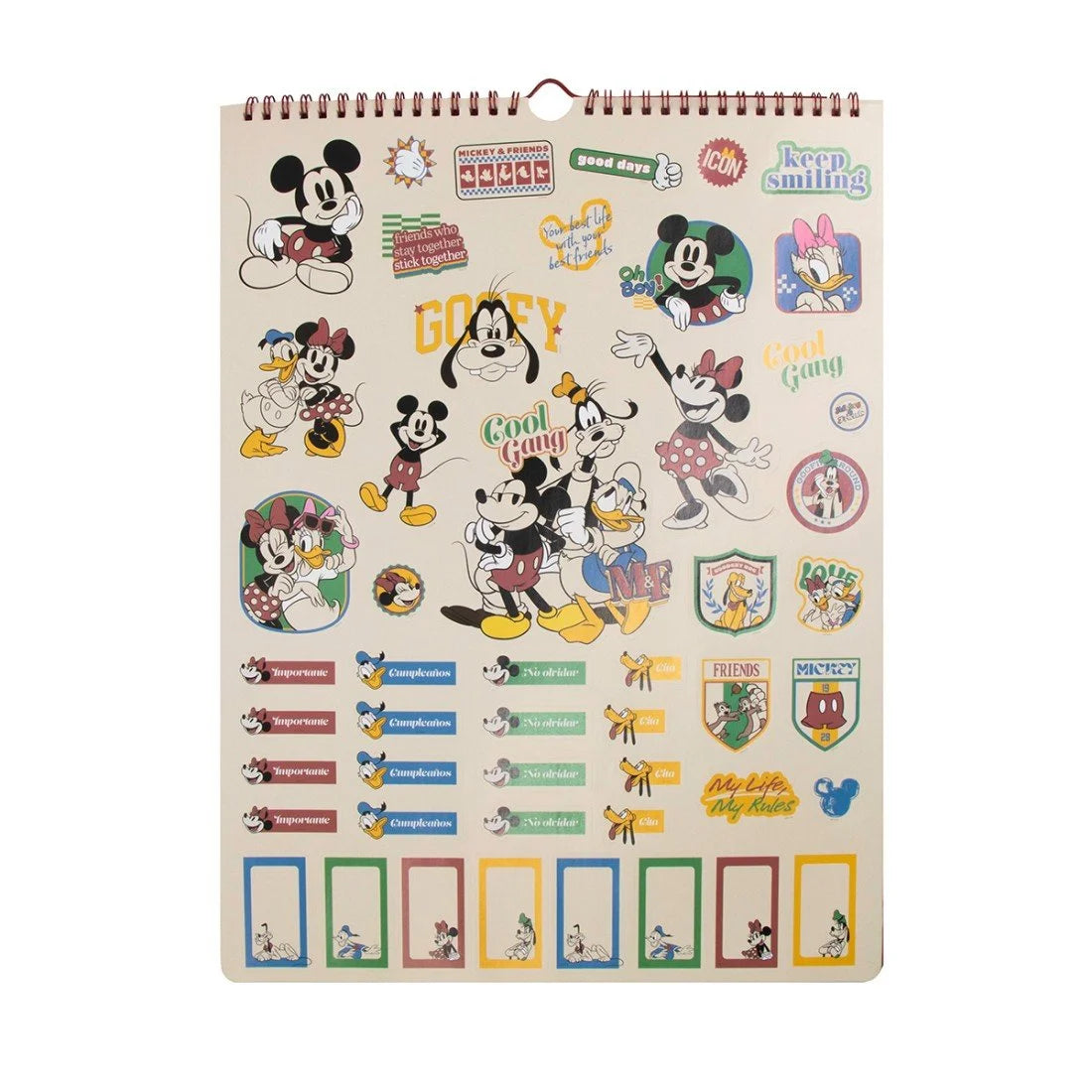 Calendario Mooving 2027 Mickey & Friends (6x8)