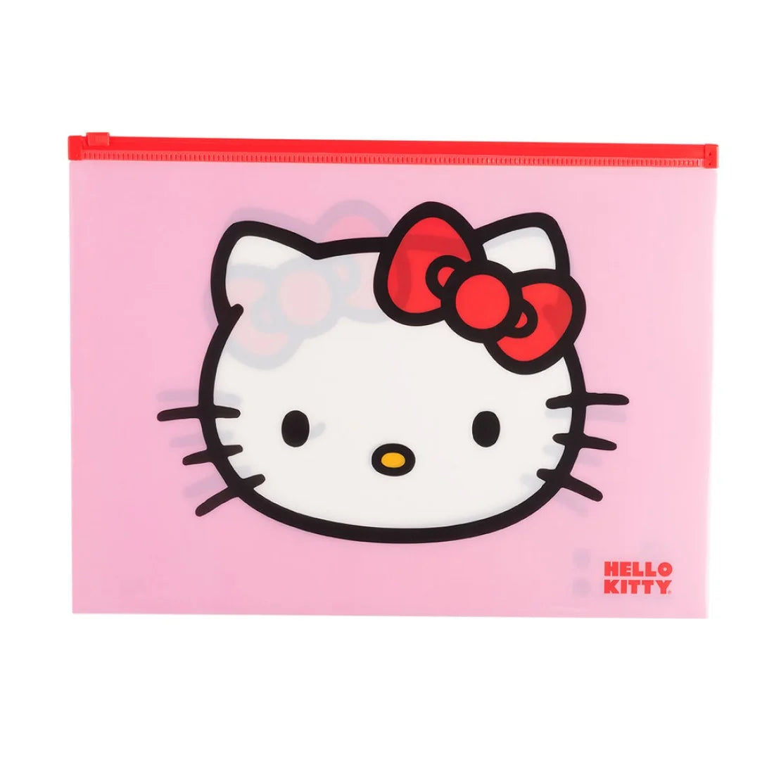 HELLO KITTY - SOBRE PLASTICO MOOVING ZIPPER