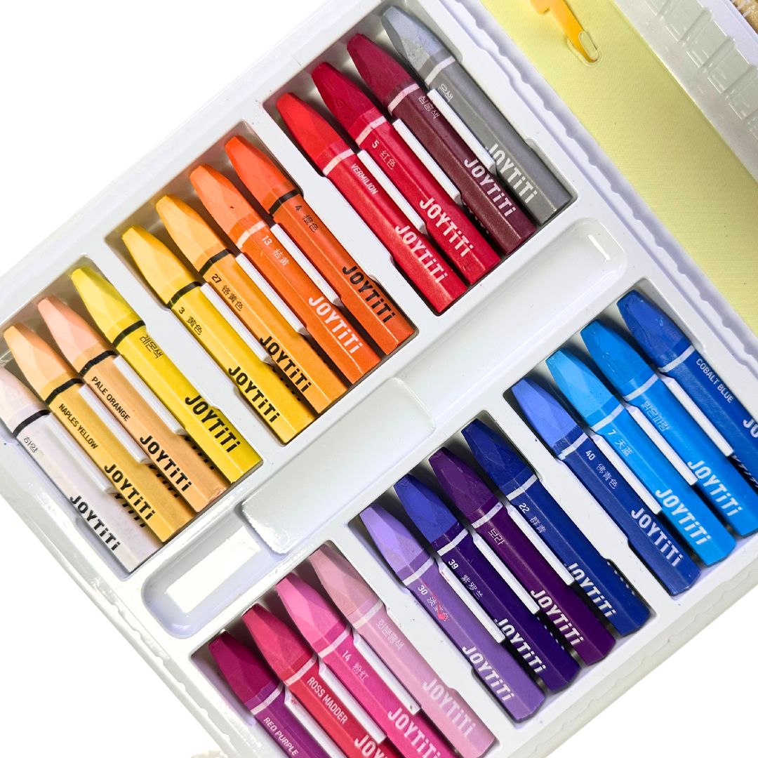 CRAYON PASTEL KOREA GRASO CAJA PLASTICA, 48 COLORES