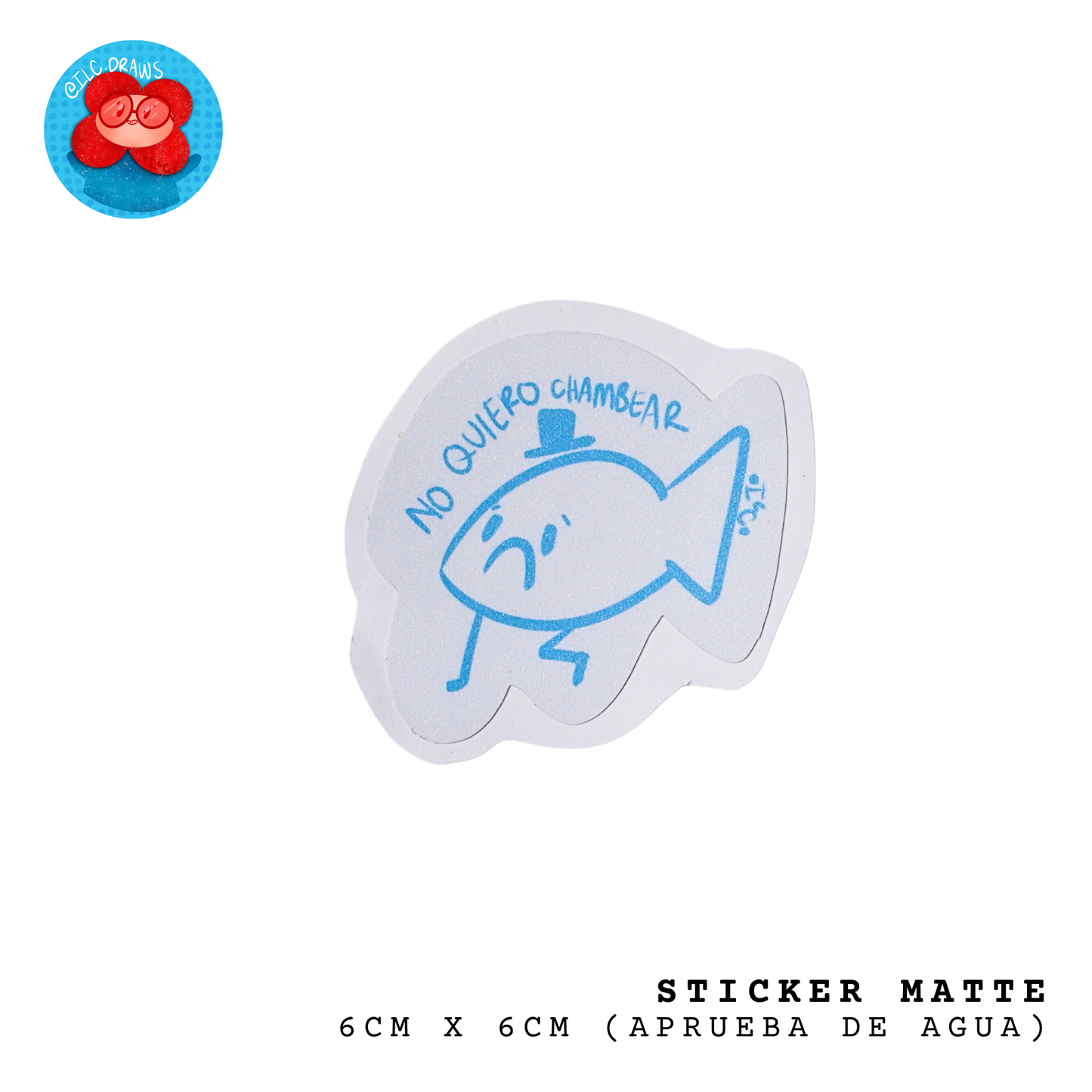 Sticker Waterproof Matte - ILC.DRAWS