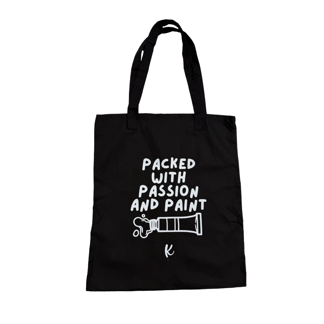 Tote Bag - “Packed with passion and paint"