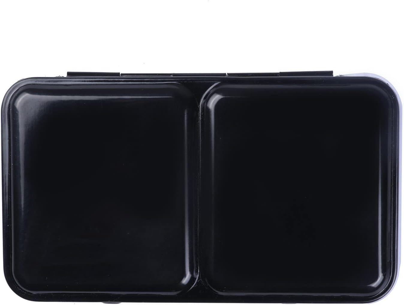 MEEDEN Paleta de pintura de acuarela vacía: paleta de colores de agua de viaje con 14 medias sartenes - Caja de lata portátil de paleta de metal (negro) KEEPLIVINGFASTER