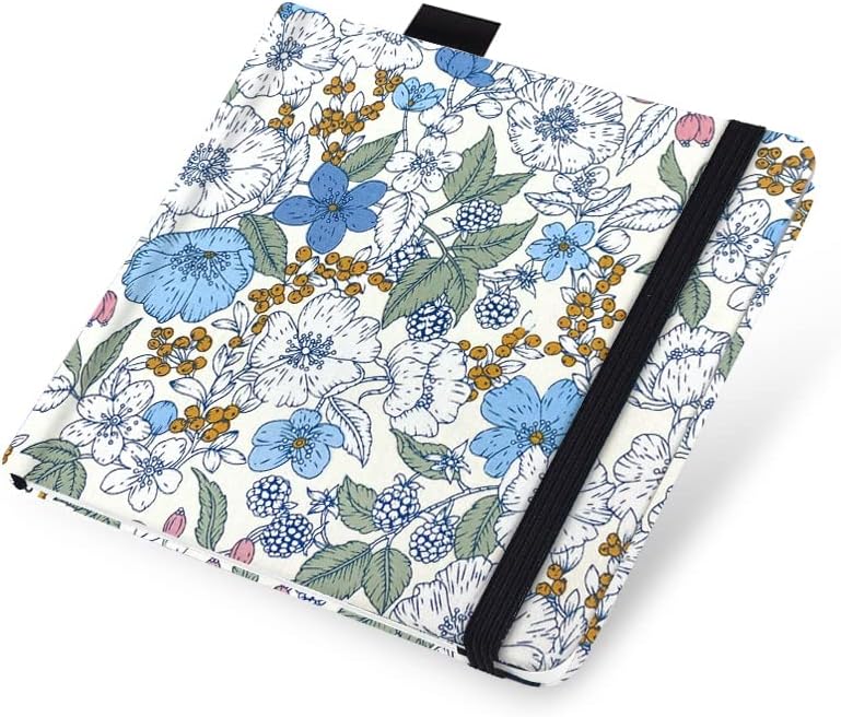 Cuaderno de bocetos de acuarela, cuaderno cuadrado portátil de tela de 5 x 5 pulgadas, 20 hojas de papel de dibujo texturizado de acuarela, cuaderno de bocetos de papel de arte de 300 GSM (140
