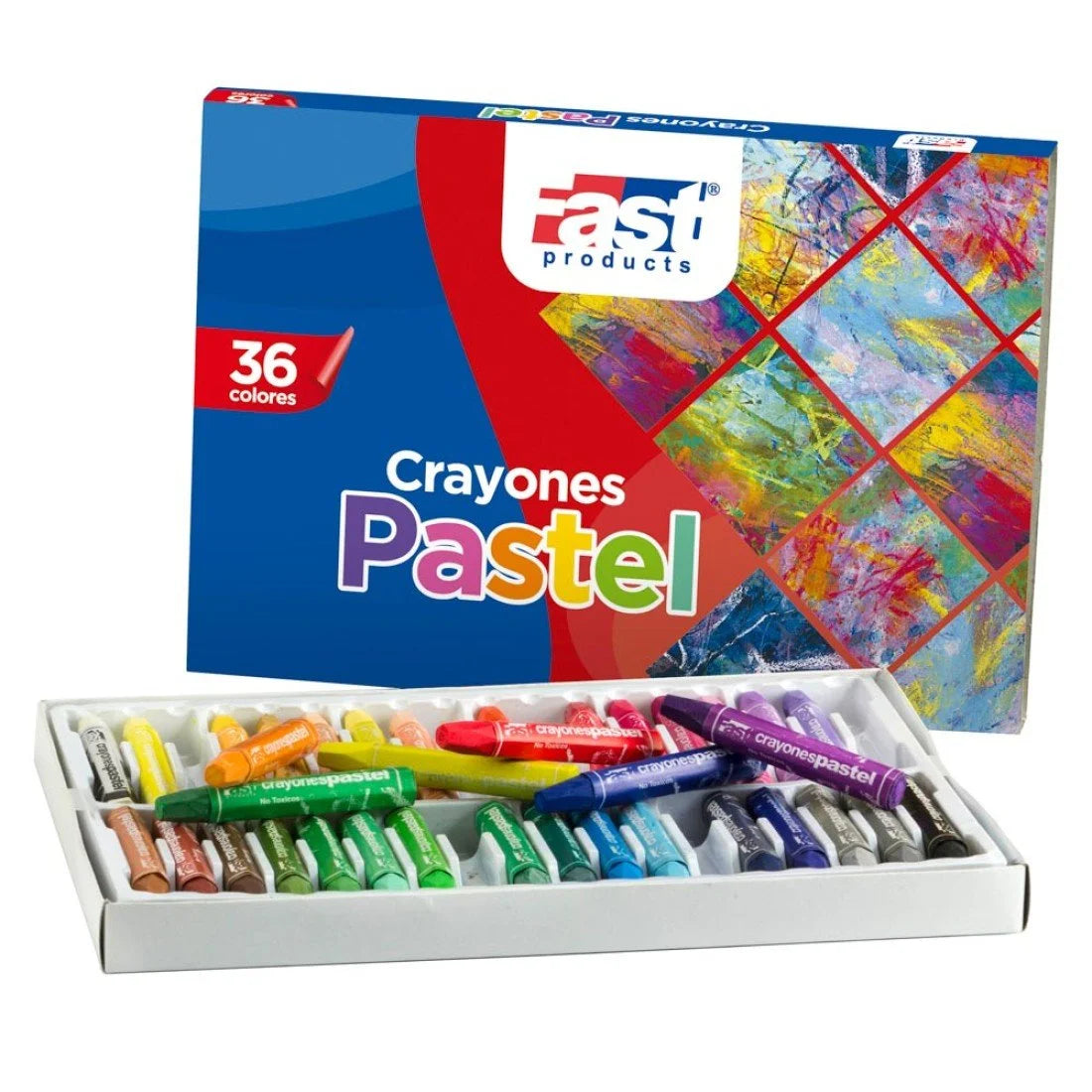 Crayón pastel Fast 836 graso 36 colores