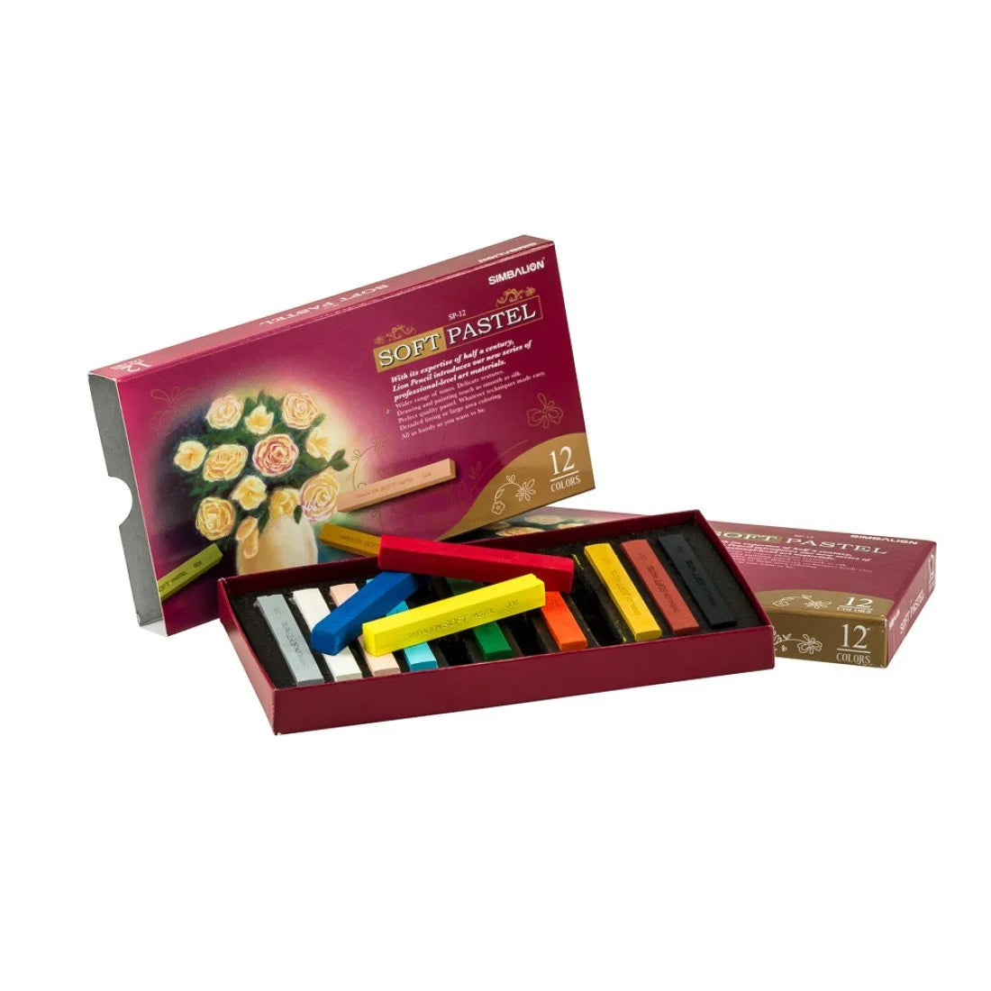Simbalion - Crayón Pastel Seco 12 Col.