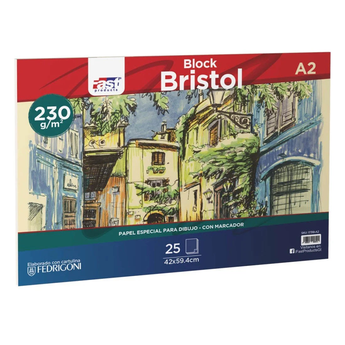 Fast Block Bristol 25H 230G A2