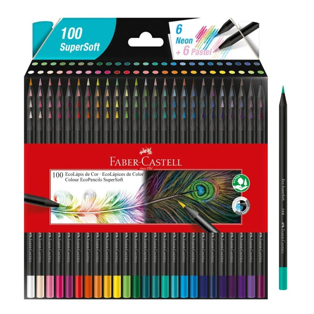 FABER CASTELL - CRAYON DE MADERA SUPERSOFT 100 COL