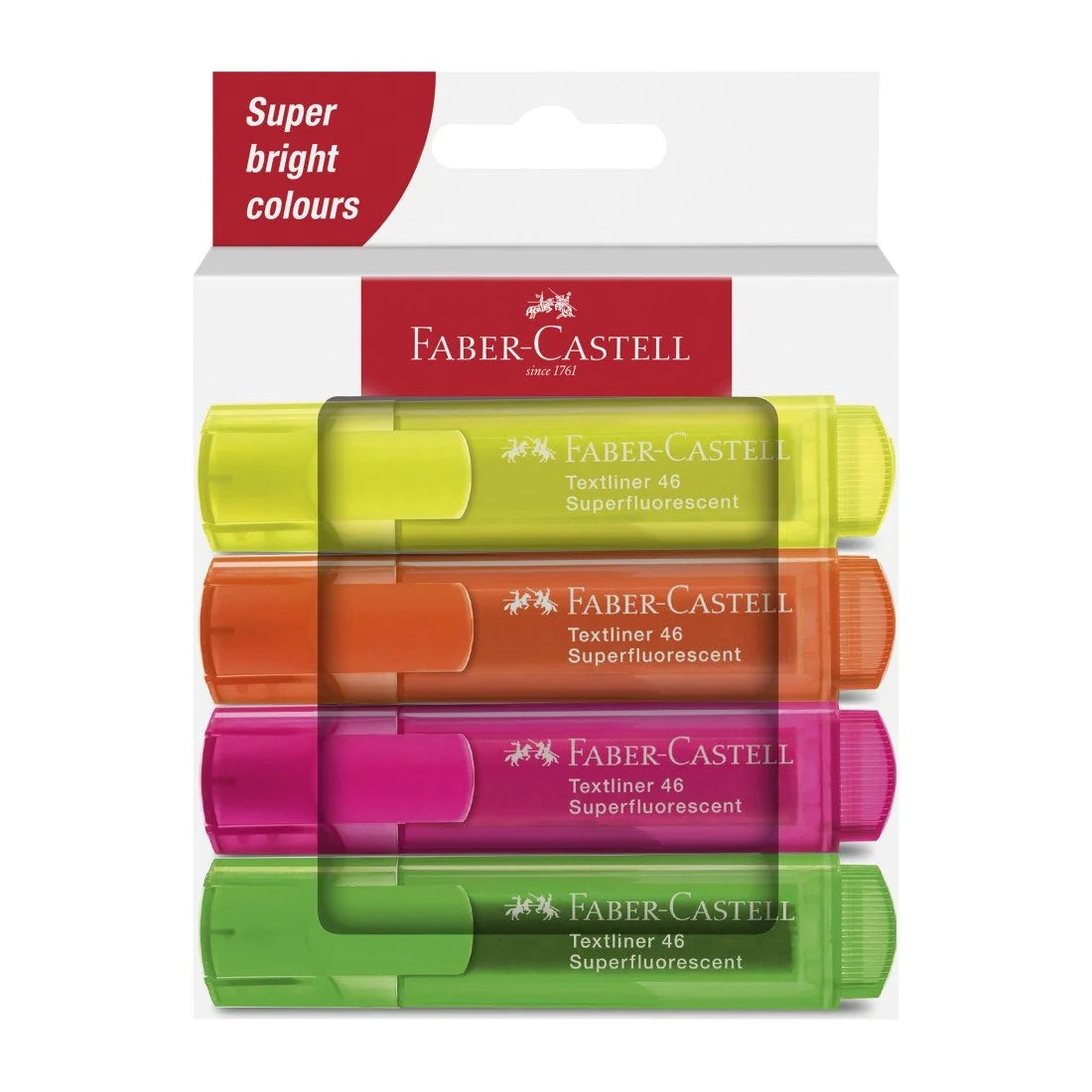 Resaltador Faber Castell colores neón