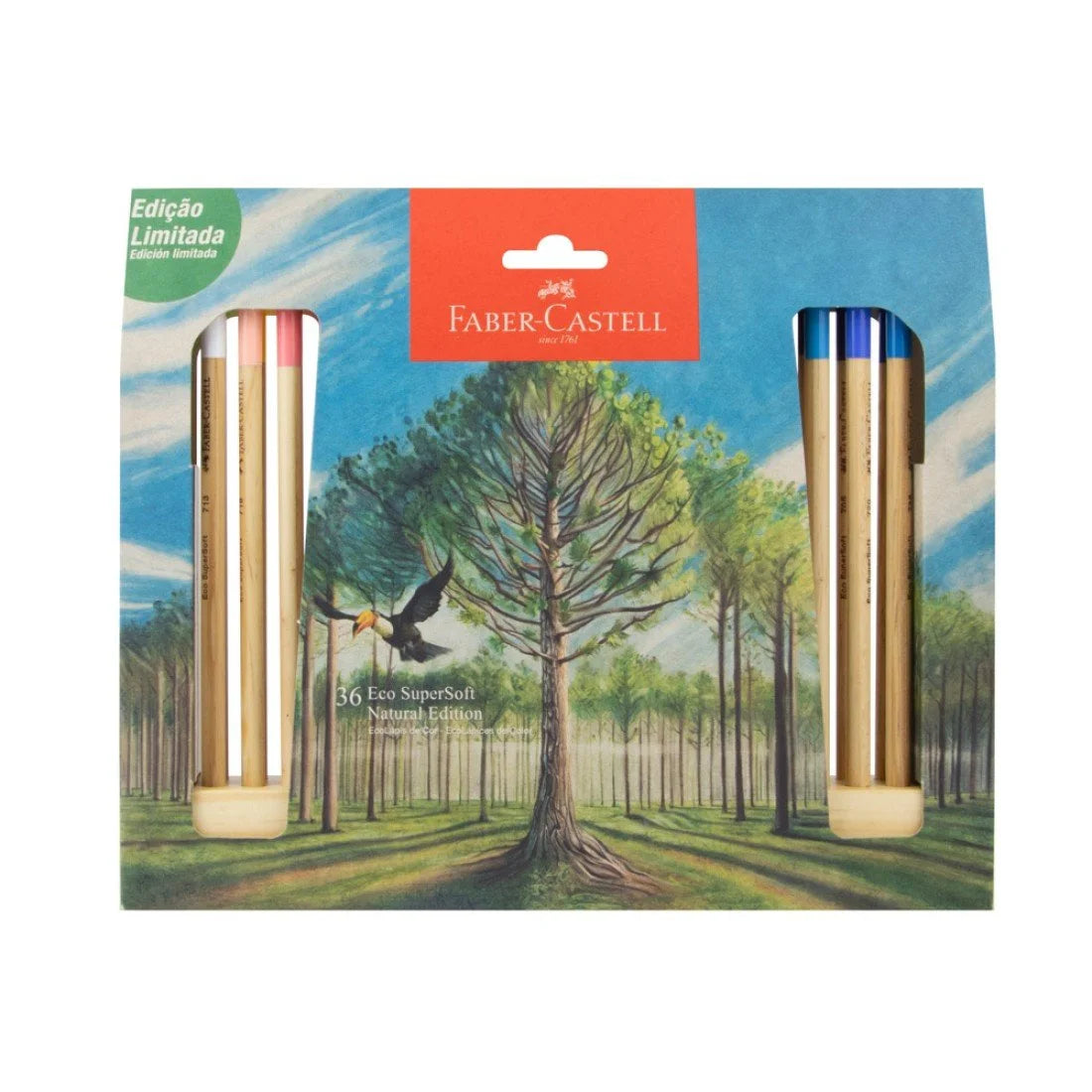 FABER CASTELL - CRAYON DE MADERA SUPERSOFT 36 COL NATURAL