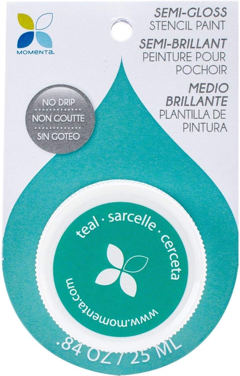 Momenta Artc Semi para el Cuerpo Brillante Pintura acrílica 25 ml Azul/ Black KEEPLIVINGFASTER