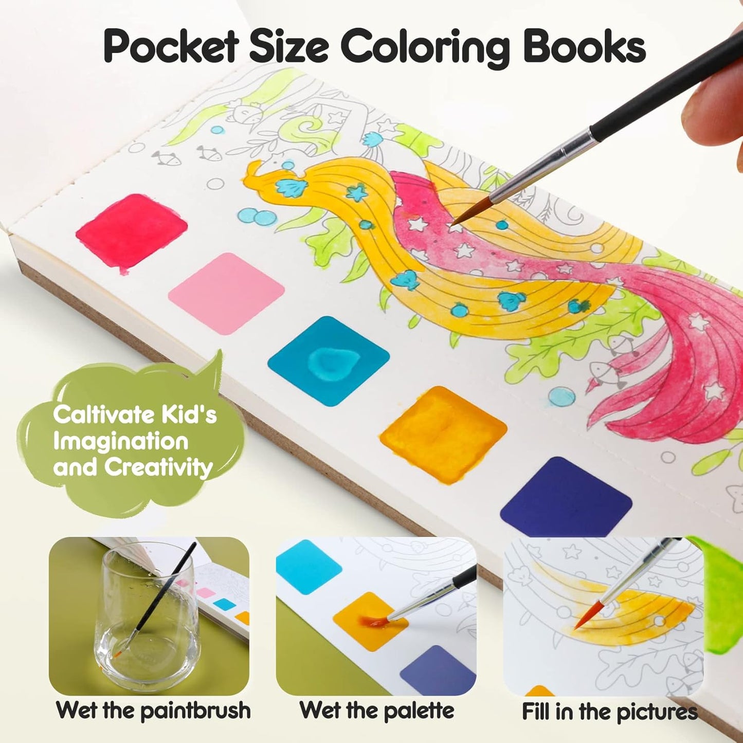 Pocket Coloring Book KEEPLIVINGFASTER