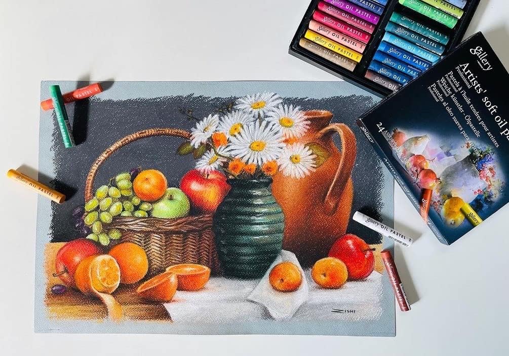 Mungyo Gallery - Juego de 12 pasteles suaves al óleo, varios colores