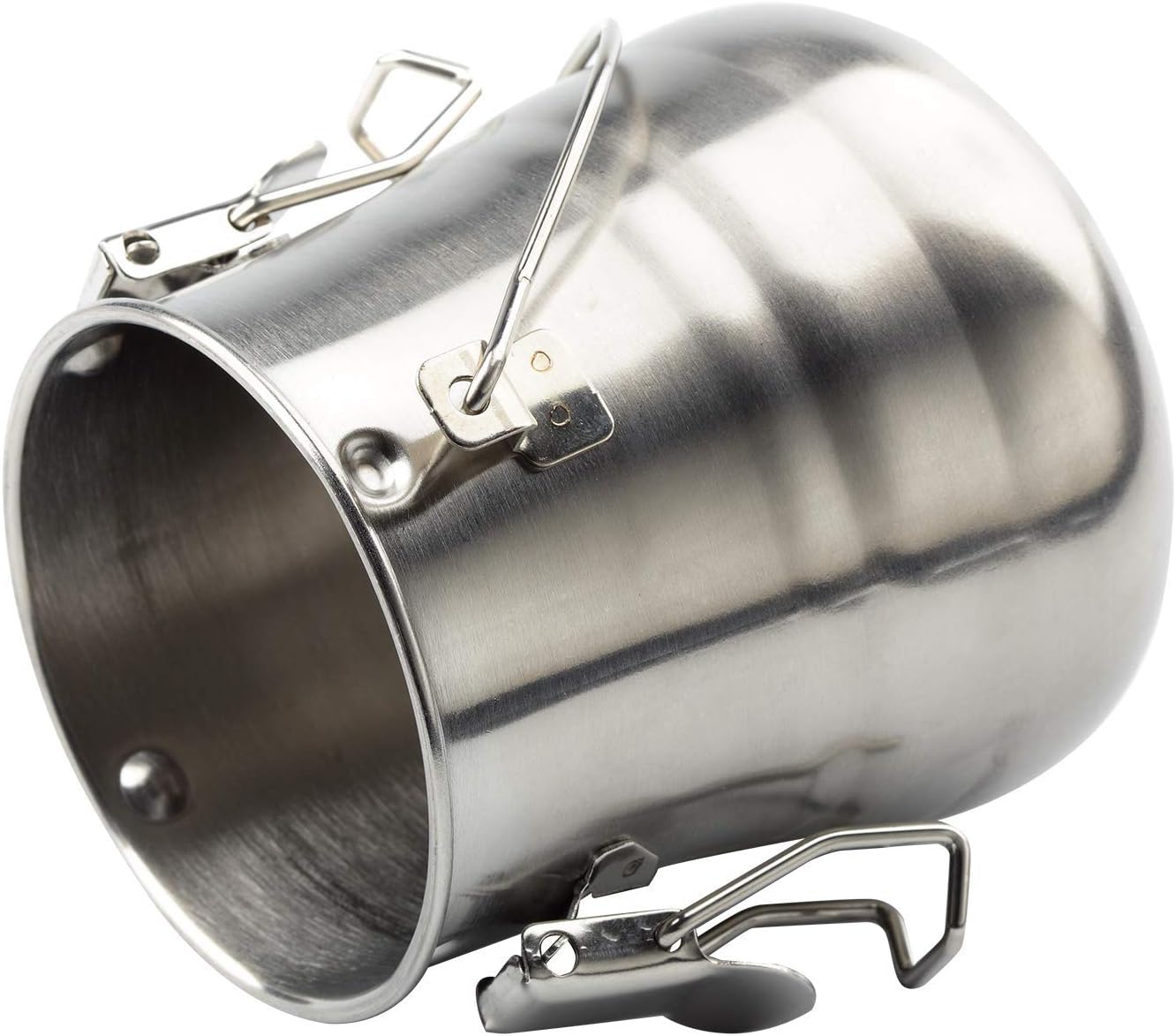 Jarrilla para lavado de pincel, limpiador de pinceles portátil a prueba de fugas con tapa y pantalla de filtro, 4 pulgadas de alto x 3-1/2 pulgadas de diámetro.