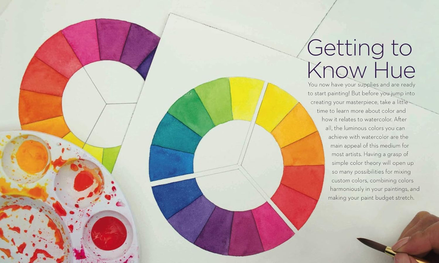 LIBRO EN INGLÉS Hello, Watercolor!: Creative Techniques and Inspiring Projects for the Beginning Artist - An Art Instruction & Watercolor Book
