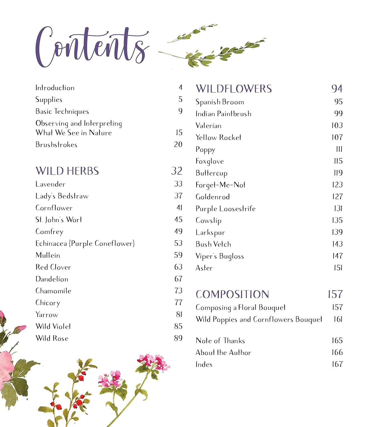 LIBRO EN INGLÉS - Acuarela de flores silvestres: la guía para principiantes para pintar hermosas flores