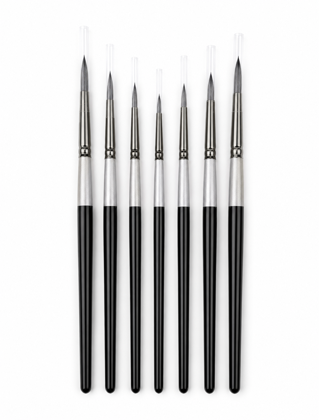 Set de Pinceles Redondos para Acuarela – 7 piezas