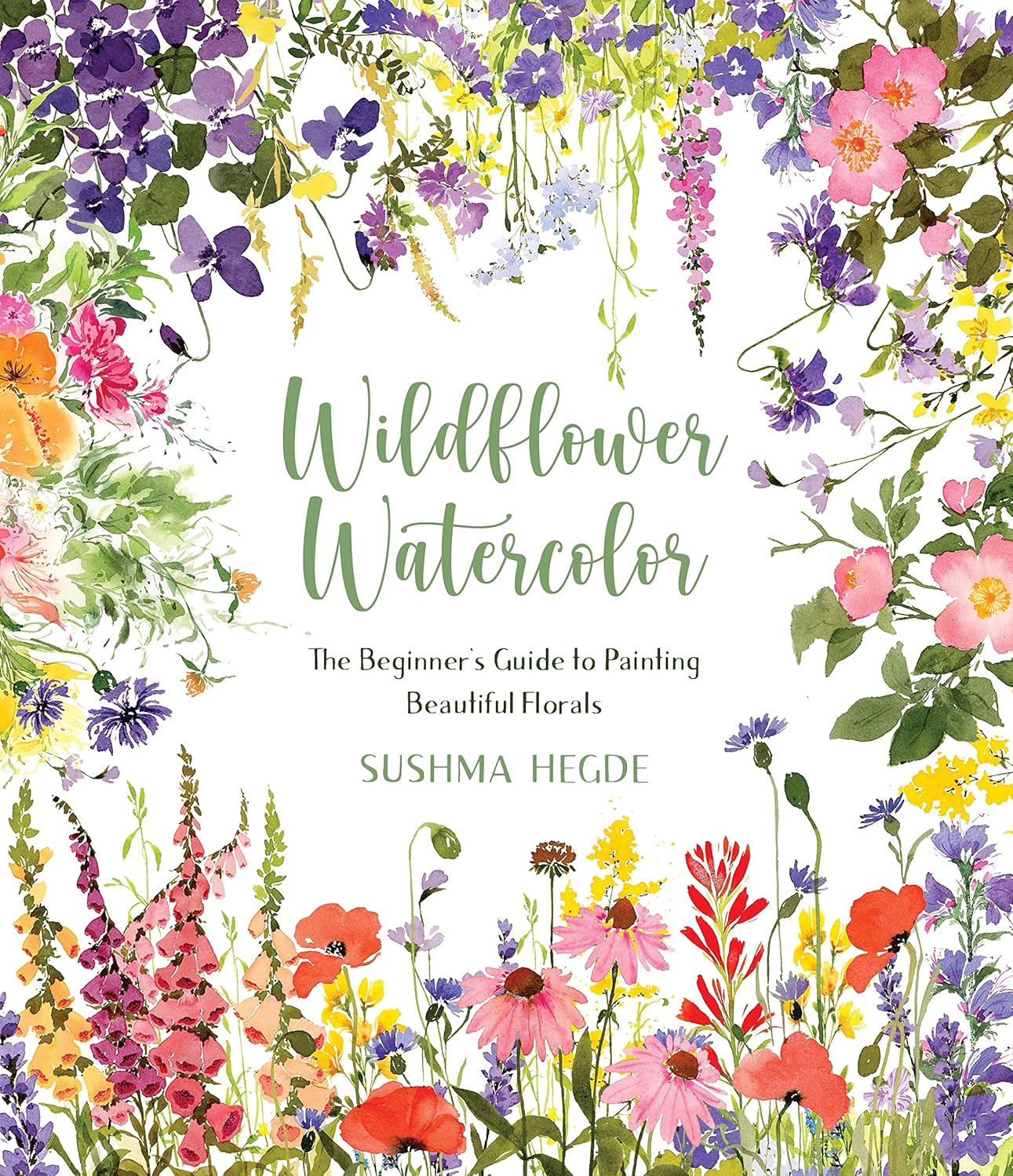 LIBRO EN INGLÉS - Acuarela de flores silvestres: la guía para principiantes para pintar hermosas flores