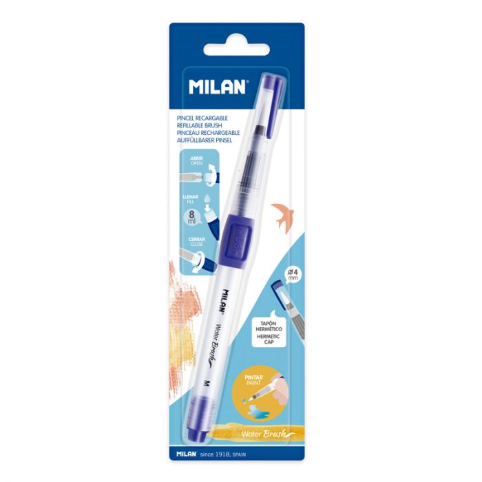 Milan - pincel recargable con agua Water Brush