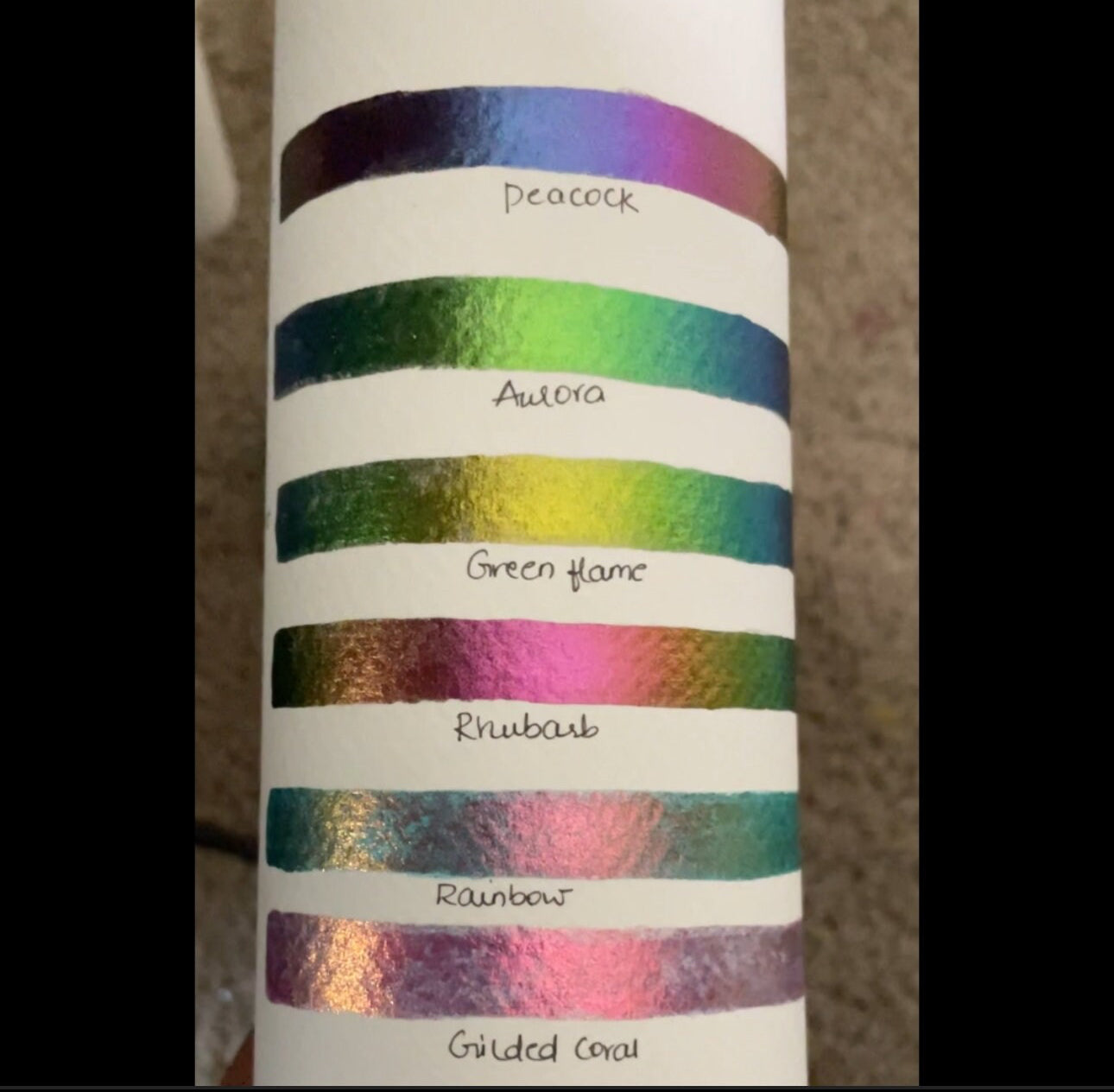 Acuarelas Artesanales: Bewitched Set de 6 en Media Pastilla- Chroma Watercolors KEEPLIVINGFASTER
