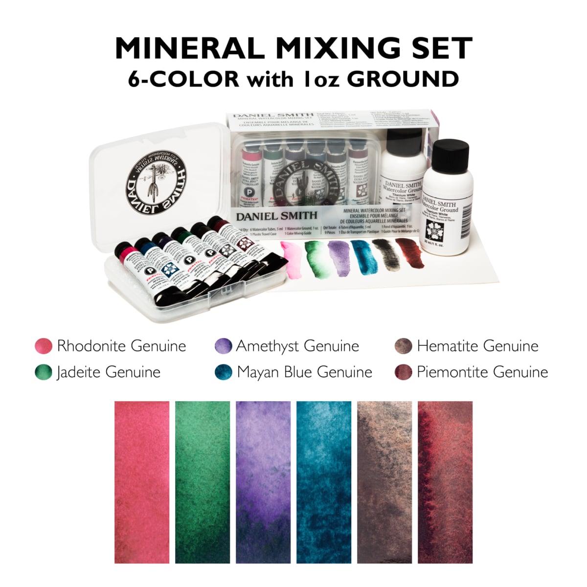 DANIEL SMITH - mezcla de minerales incluye seis tubos de 5 ml de colores PrimaTek KEEPLIVINGFASTER