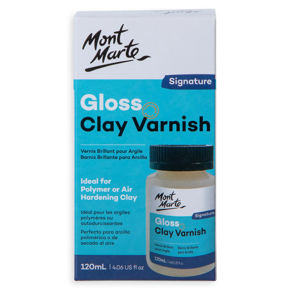 Mont Marte Barniz de arcilla brillante Signature 120 ml