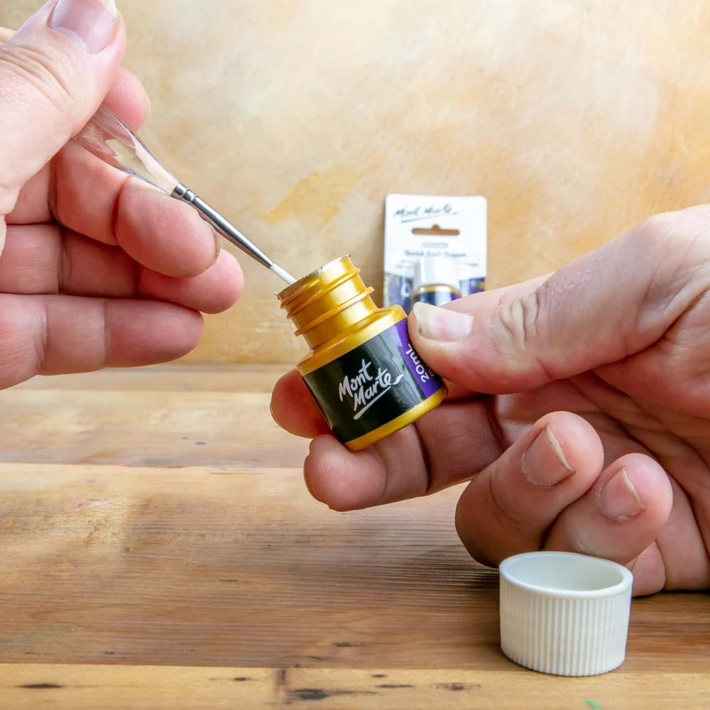 Mont Marte - Pintura dorada premium de 20 ml (0,68 onzas líquidas)
