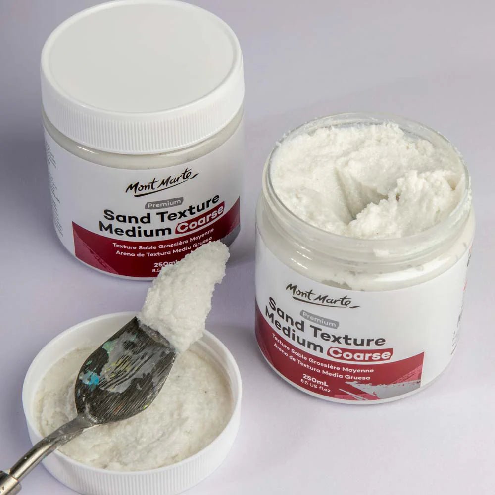 Mont Marte - Textura de arena de grosor medio premium 250 ml