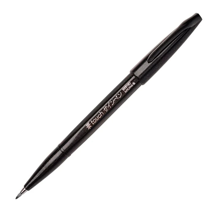 Pentel Fude Touch Brush Sign Pen - Black