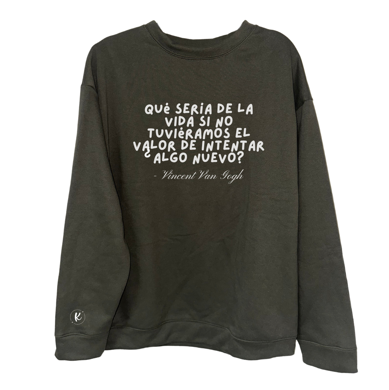 PULLOVER - VAN GOGH - TALLA L - VERDE MUSGO