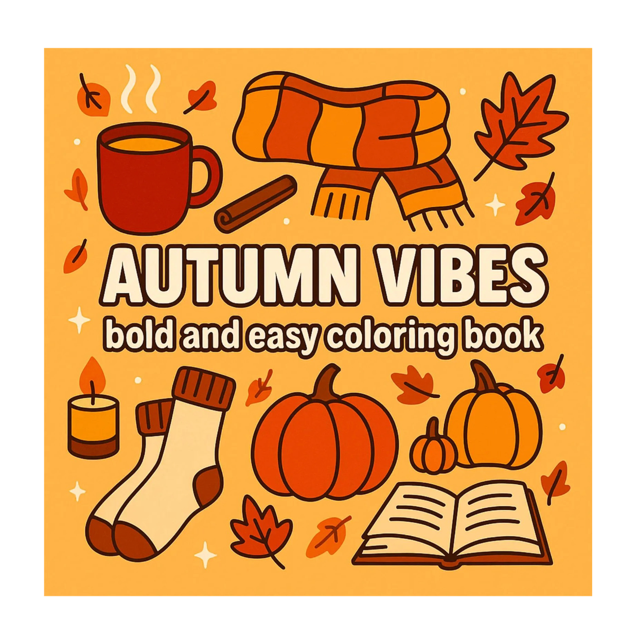 AUTUMN VIBES - COLORING BOOK