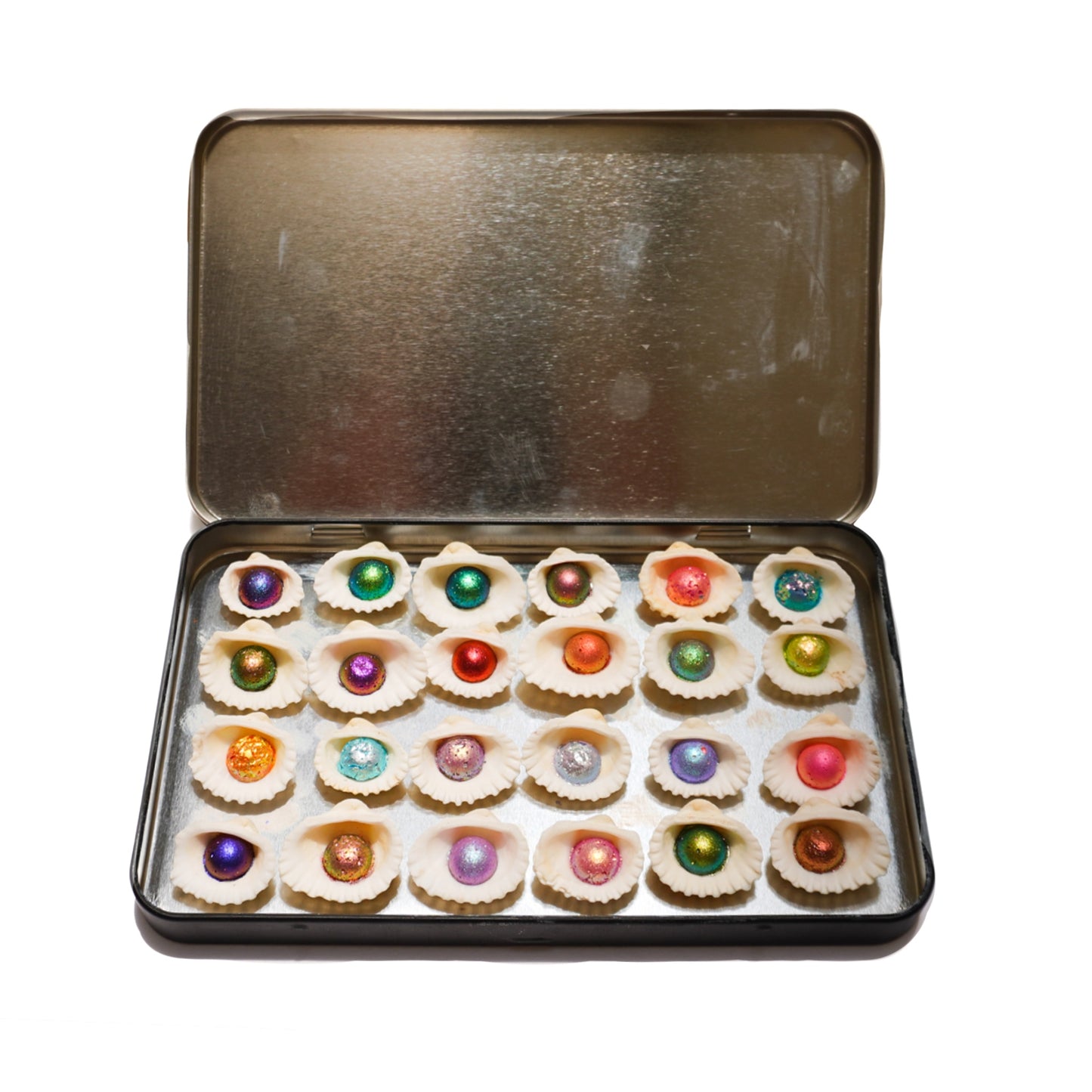 Acuarelas Artesanales: Bewitched Pearls Set de 24 - Chroma Watercolors