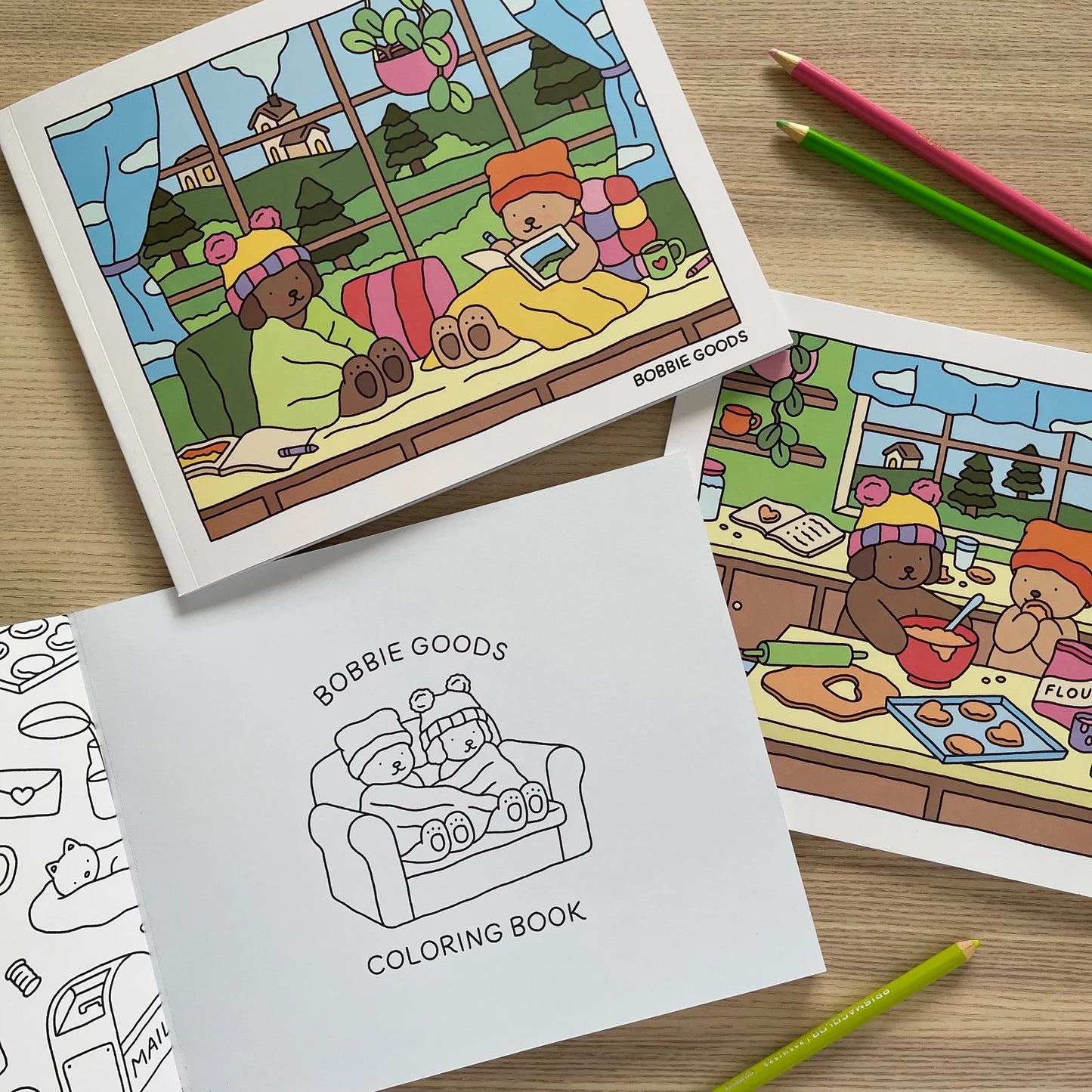 BOBBIE GOODS - Fall-Winter Coloring Book KEEPLIVINGFASTER
