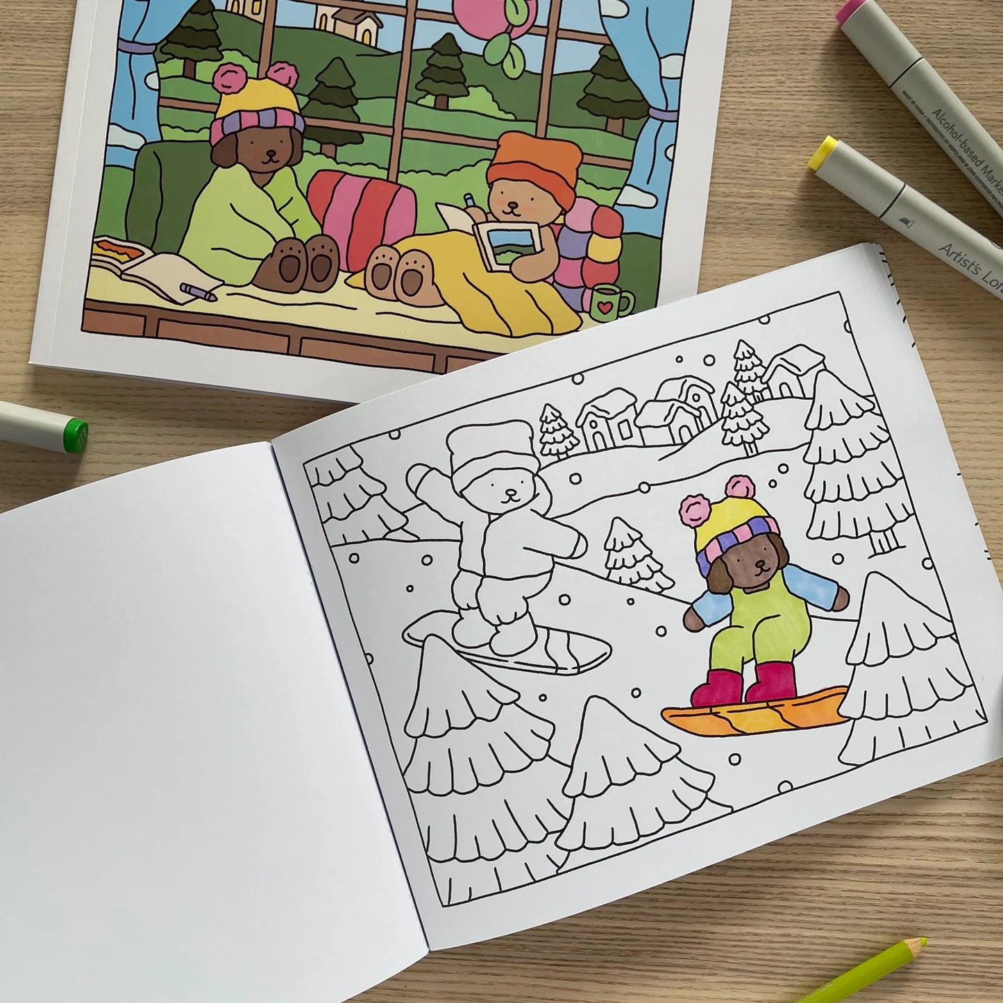 BOBBIE GOODS - Fall-Winter Coloring Book KEEPLIVINGFASTER