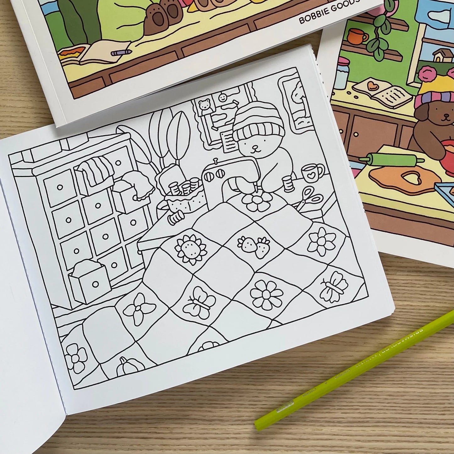 BOBBIE GOODS - Fall-Winter Coloring Book KEEPLIVINGFASTER