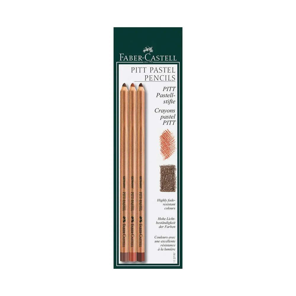Crayones Pastel Faber-Castell PITT – Set de 3 Colores
