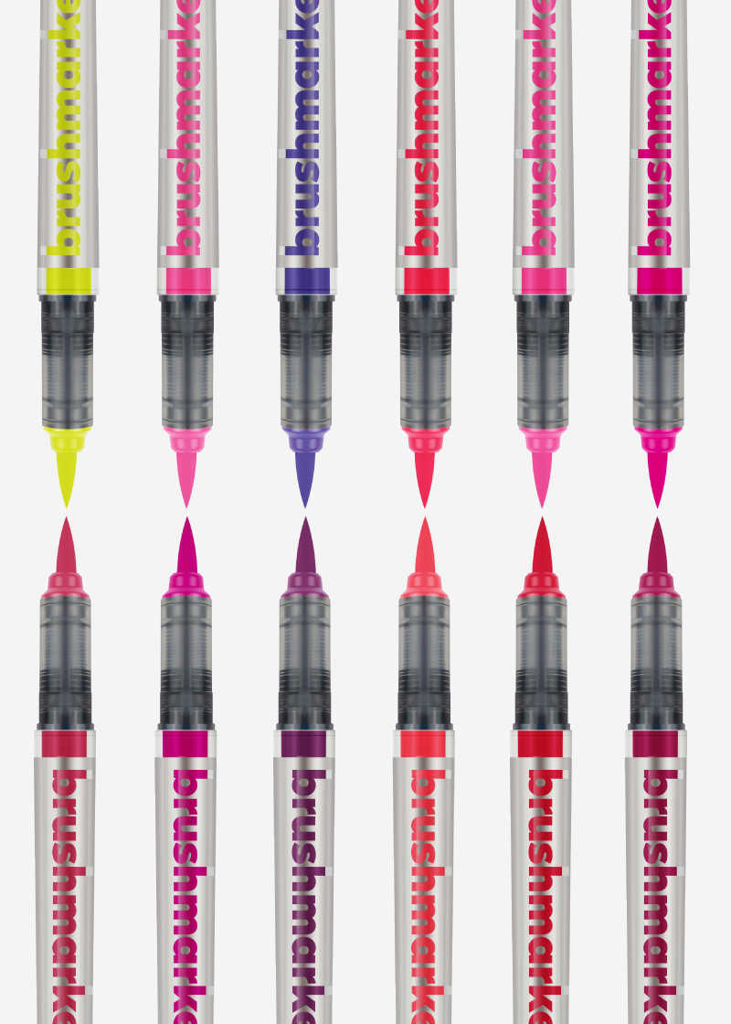 KARIN MARKERS - Brushmarker PRO 12 pcs. Set "Flower colours" KEEPLIVINGFASTER