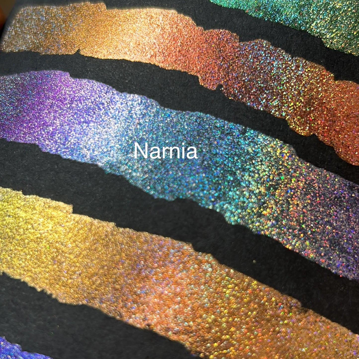 TheoryTheShop - Acuarela NARNIA- cuarto de pastilla - acuarela artesanal holográfica
