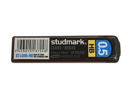 STUDMARK - 2 CAJAS DE 12 MINAS C/U DE REPUESTO HB 0.5 MM X 60 MM