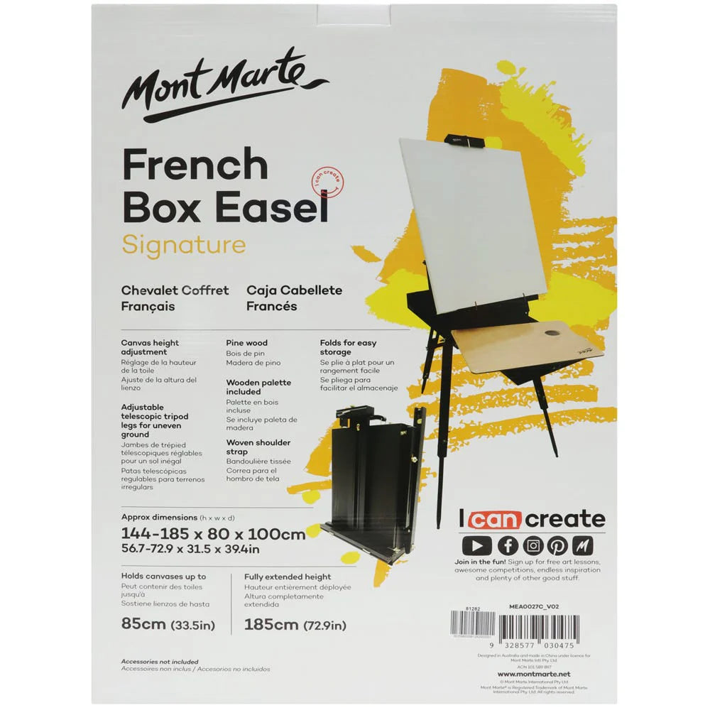 Mont Marte Exclusivo - Caballete francés de caja