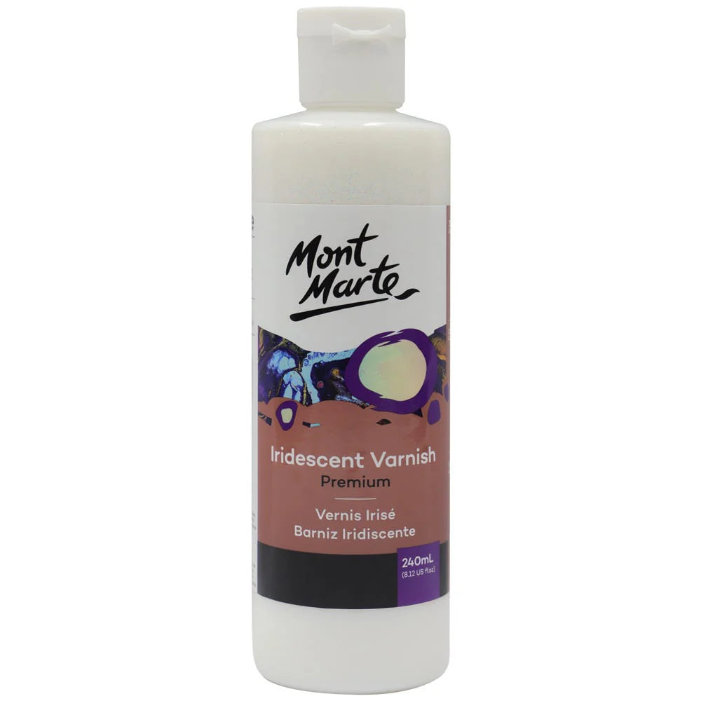 Mont Marte - Barniz iridiscente premium 240 ml (8,12 onzas líquidas)