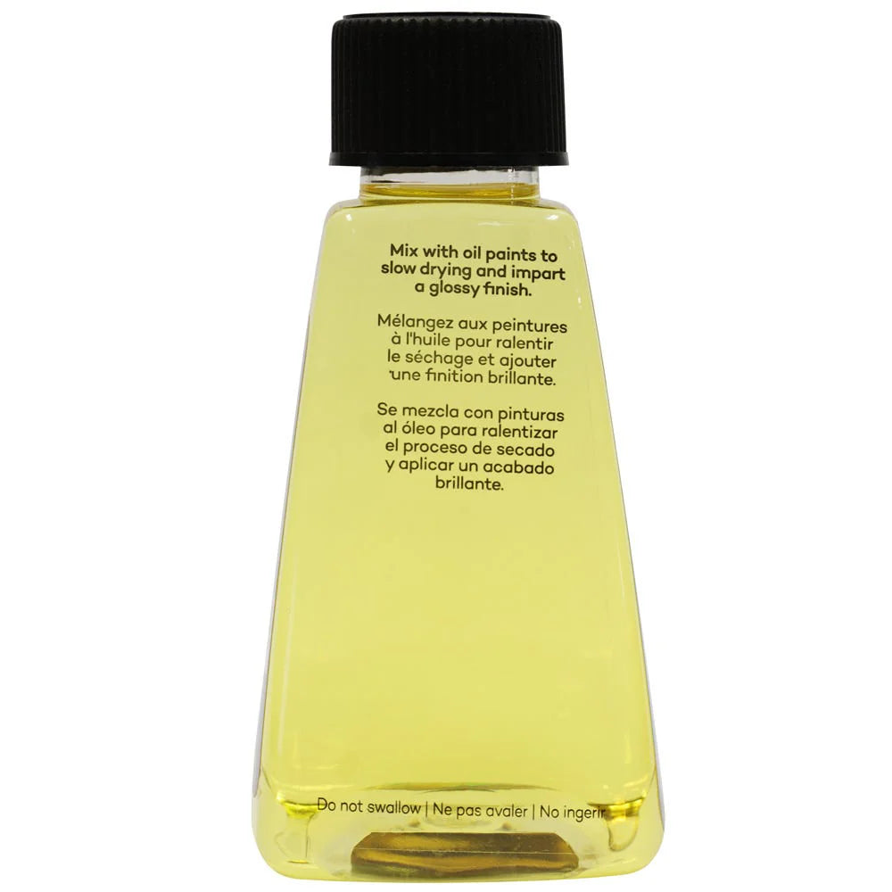 Mont Marte - Aceite de linaza refinado premium 125 ml (4,23 oz)