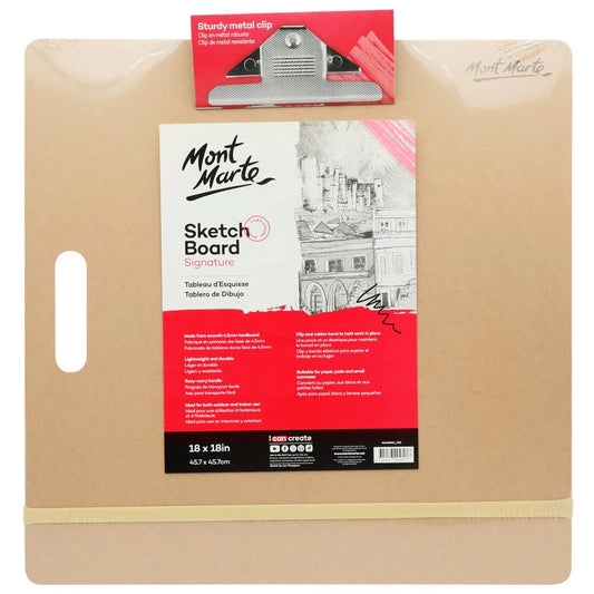 Mont Marte - Tablero de dibujo Signature de 18 x 18 pulgadas (45,7 cm)
