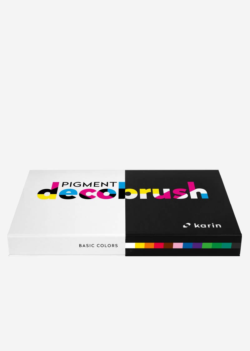 KARIN MARKERS - PIGMENT decobrush Basic Colors Collection KEEPLIVINGFASTER