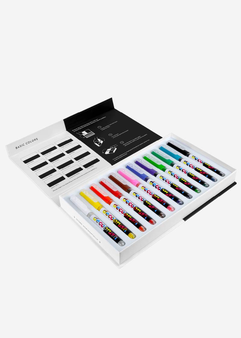 KARIN MARKERS - PIGMENT decobrush Basic Colors Collection KEEPLIVINGFASTER