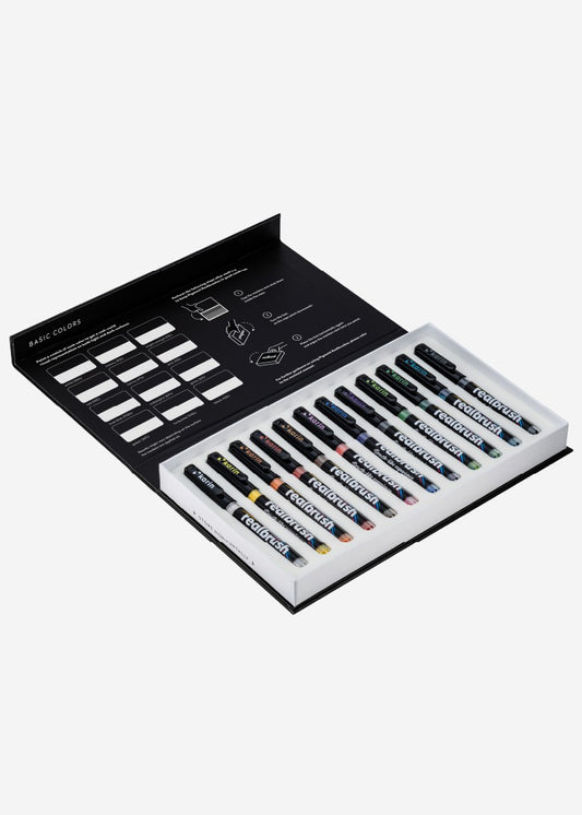 KARIN MARKERS - PIGMENT REAL BRUSH Basic Colors Collection KEEPLIVINGFASTER