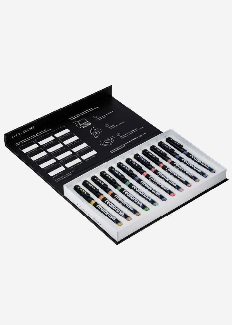 KARIN MARKERS - PIGMENT REAL BRUSH Pastel Colors Collection KEEPLIVINGFASTER