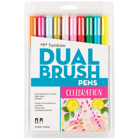 Tombow Dual Brush Pen Art Markers, Celebration, 10-Pack KEEPLIVINGFASTER